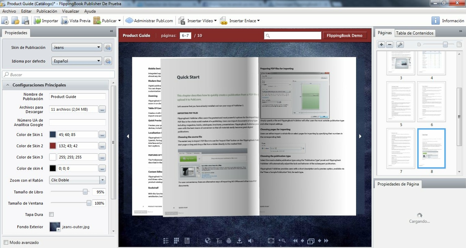FlippingBook Publisher 2.4.42 for Windows Screenshot 1
