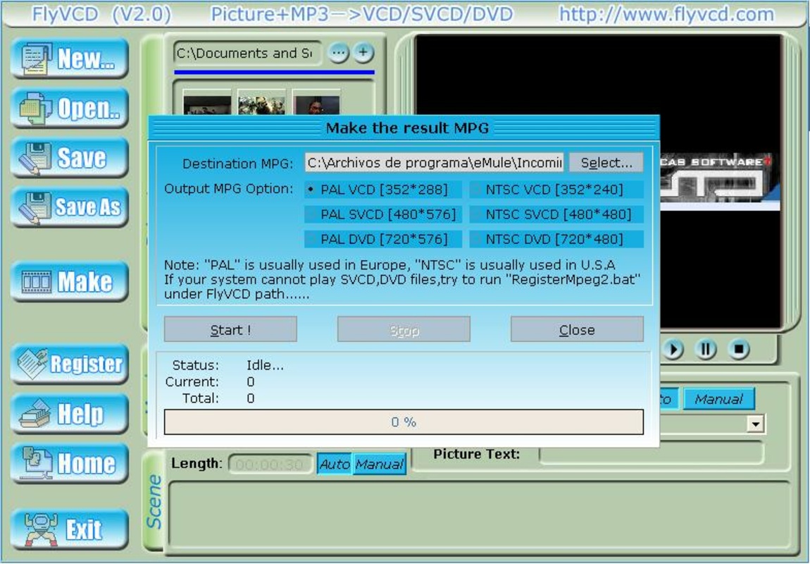 FlyVCD 3.0 for Windows Screenshot 1