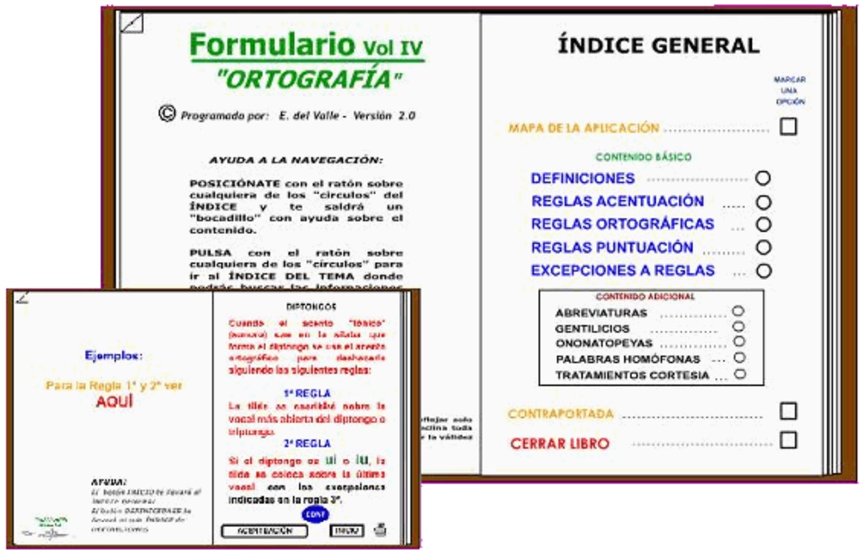 Formulario Ortografia 2.0 feature