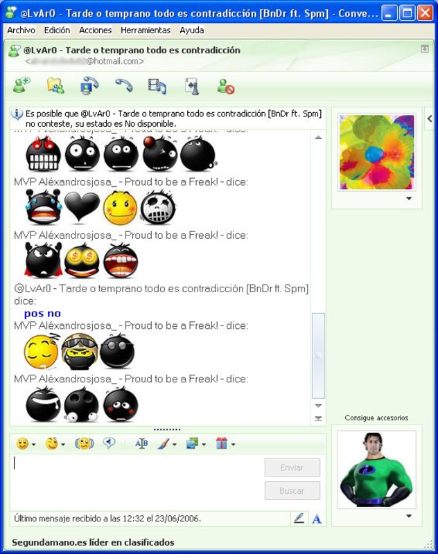 Free MSN Emoticons Pack 01  for Windows Screenshot 1