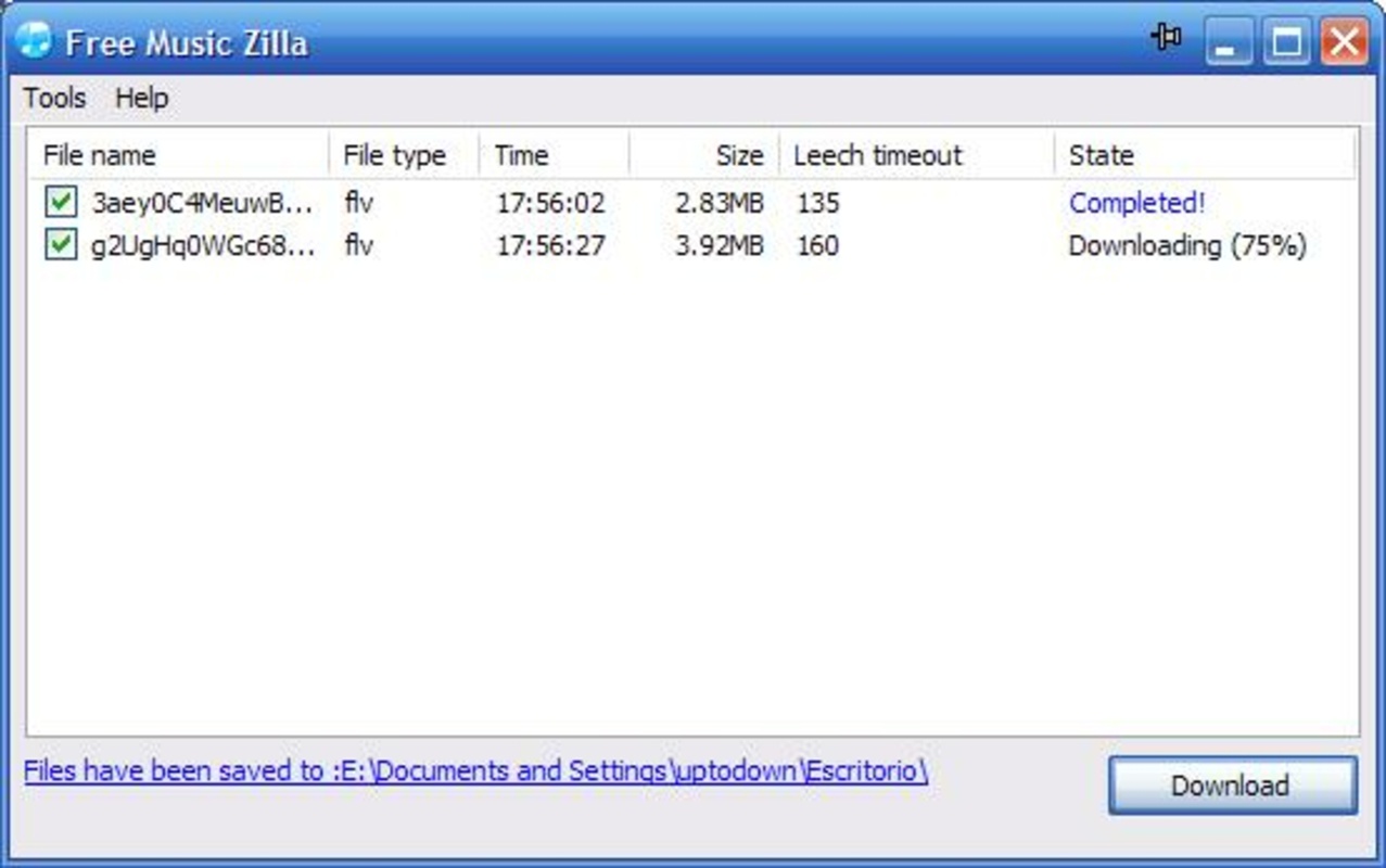 Free Music Zilla 2.0.2 for Windows Screenshot 1