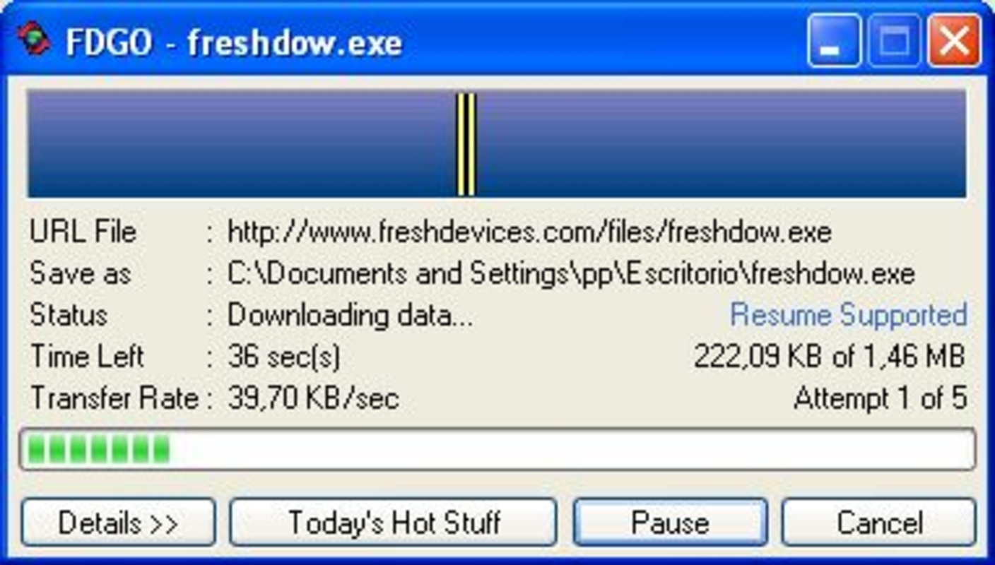 Fresh Download 8.79 for Windows Screenshot 1