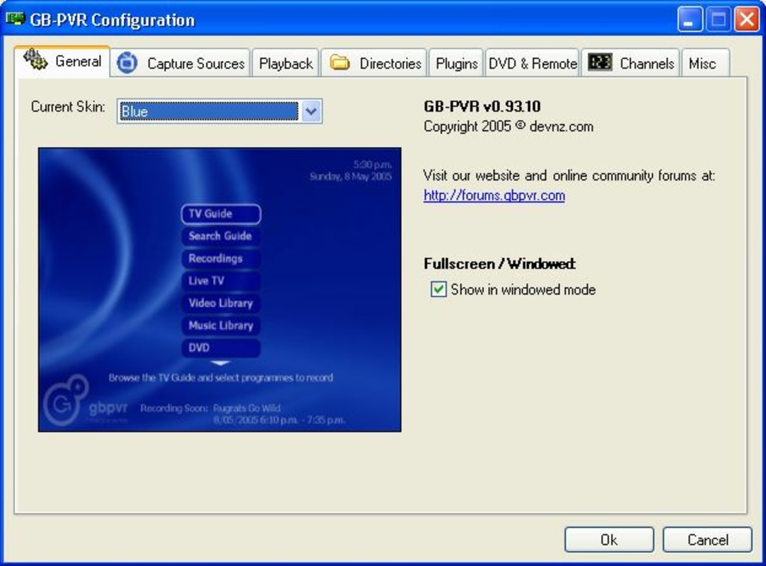 GB-PVR 0.99.5 for Windows Screenshot 4