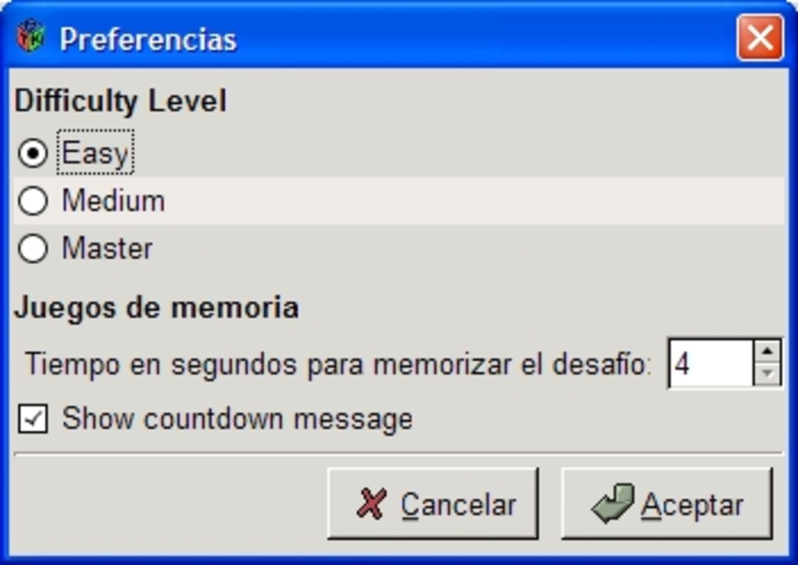 gBrainy 2.06 for Windows Screenshot 1