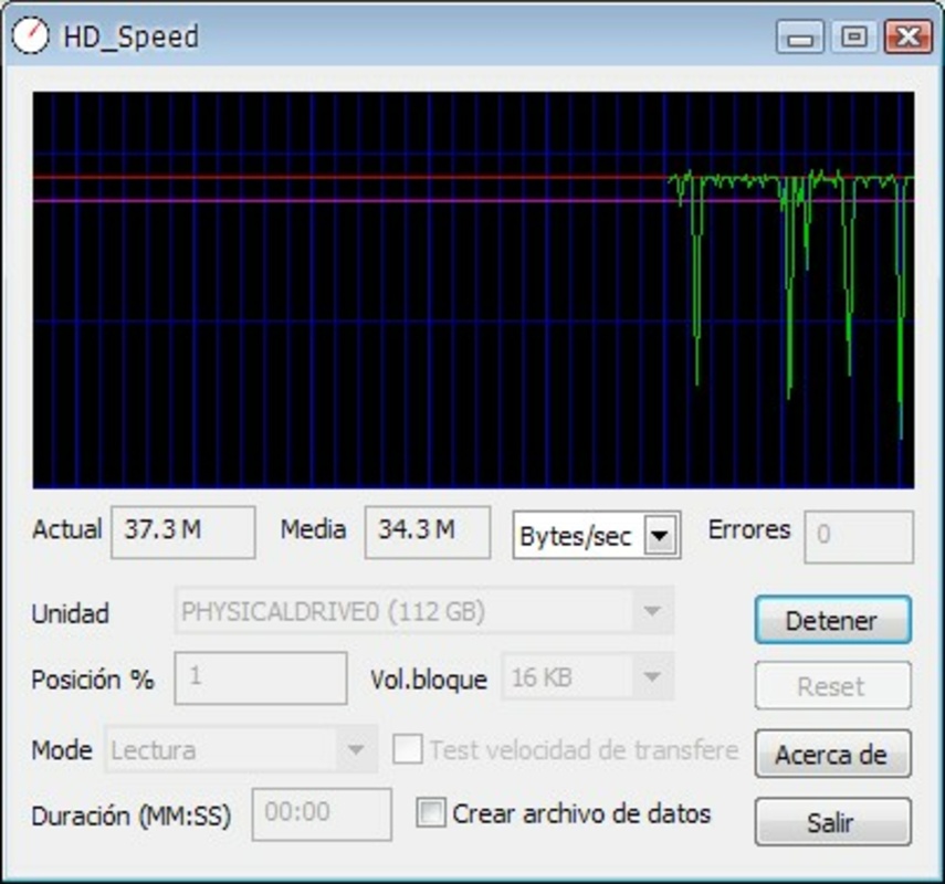 HD Speed 1.7.8.107 for Windows Screenshot 1