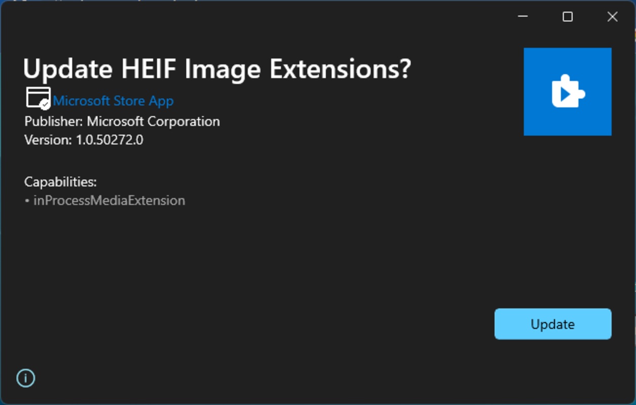 HEIF Image Extensions 1.0.63001.0 feature