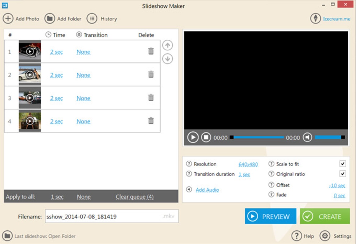 IceCream Slideshow Maker 5.12 for Windows Screenshot 3