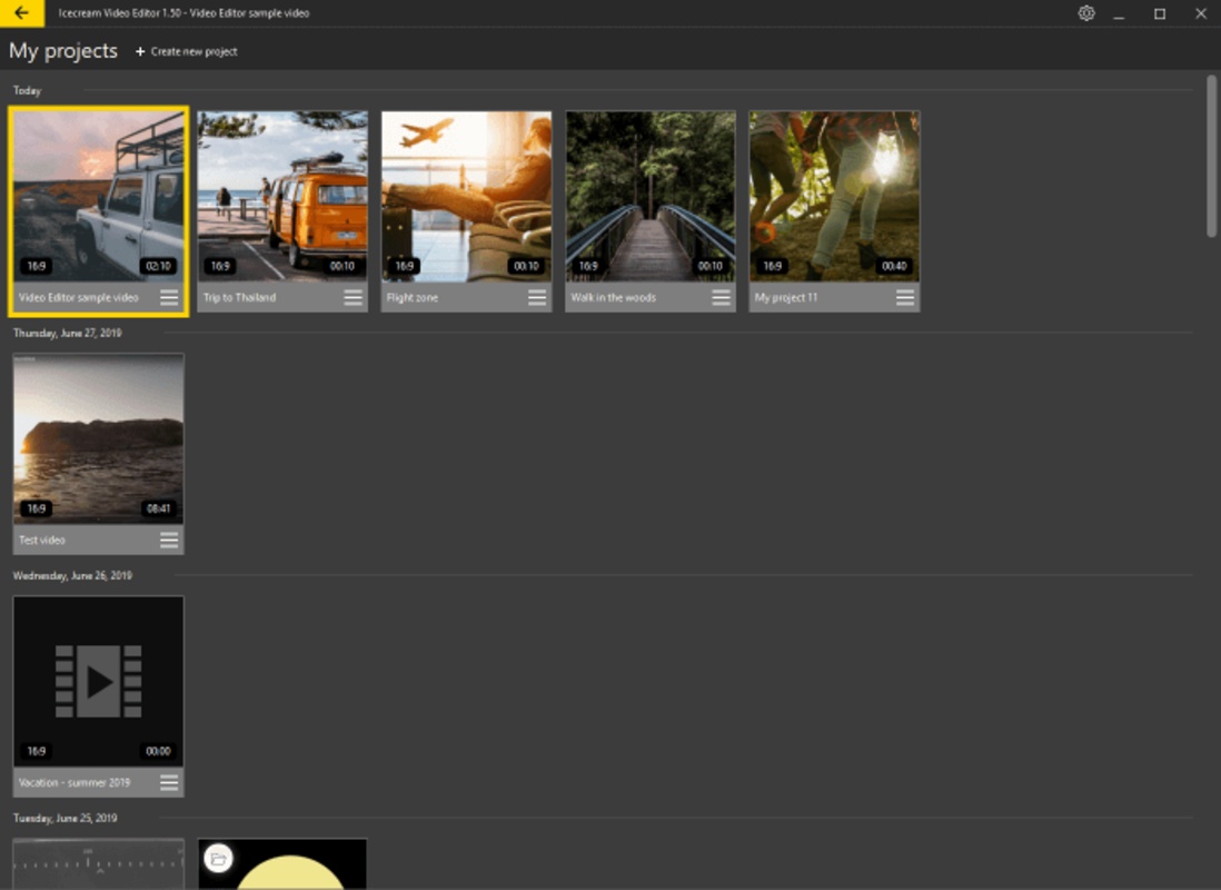 Icecream Video Editor 3.17 for Windows Screenshot 1
