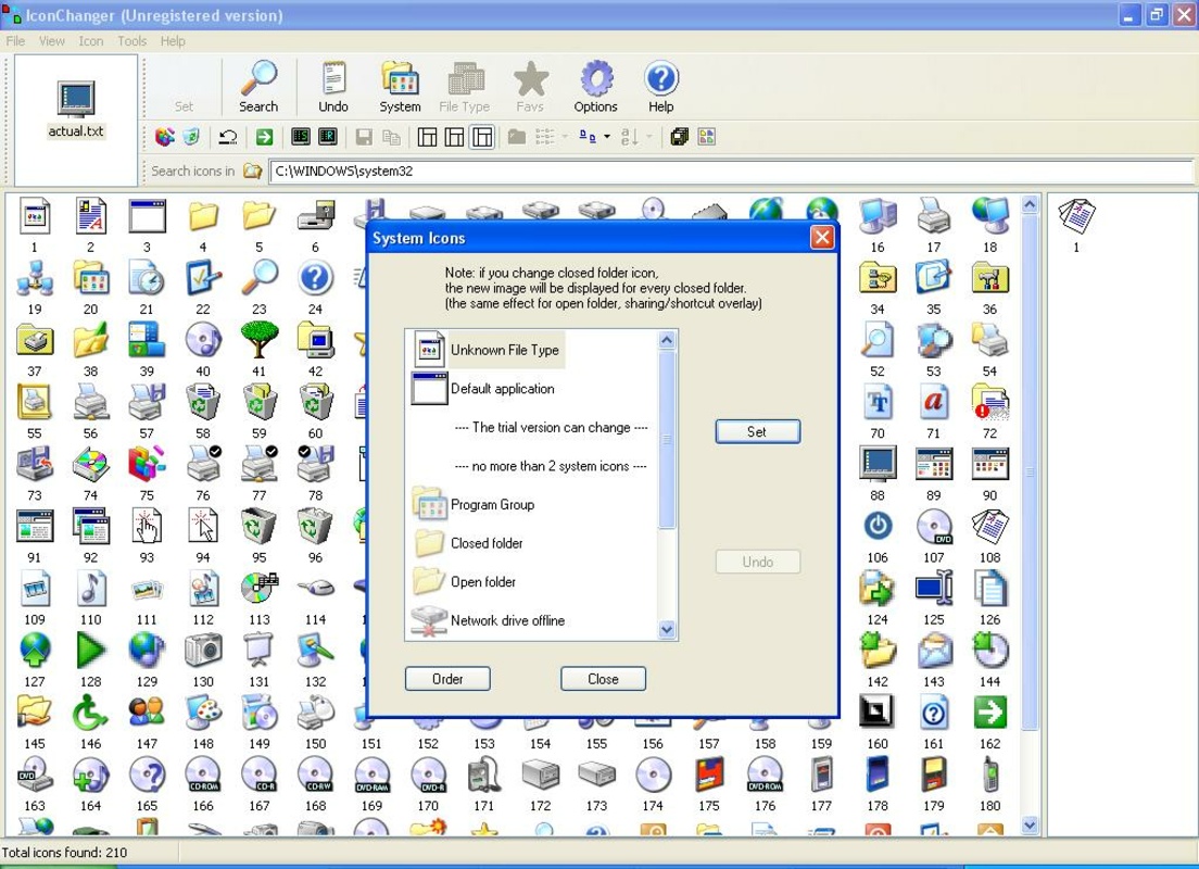 IconChanger 3.8 for Windows Screenshot 1