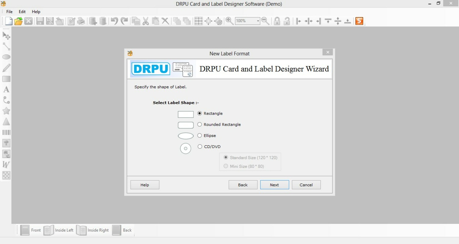 ID Card Designer Software 8.2.1.0 for Windows Screenshot 1