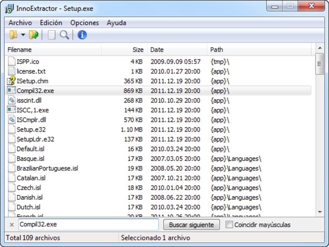 InnoExtractor 2024 v7.3.1.529 for Windows Screenshot 1