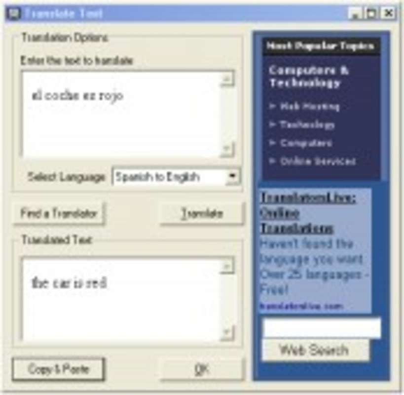 Instant Translation Translator 1.4.1 for Windows Screenshot 1