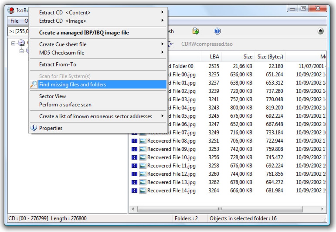 IsoBuster 5.3 for Windows Screenshot 1