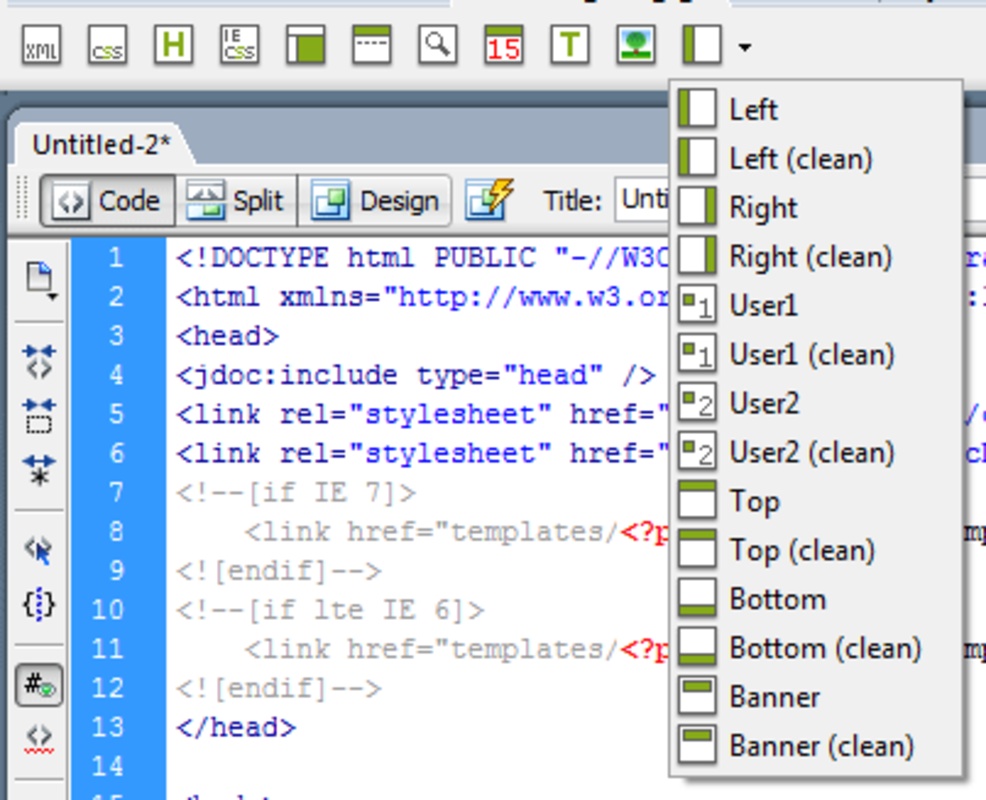 Joomla Dreamweaver Extension 1.5 for Windows Screenshot 1