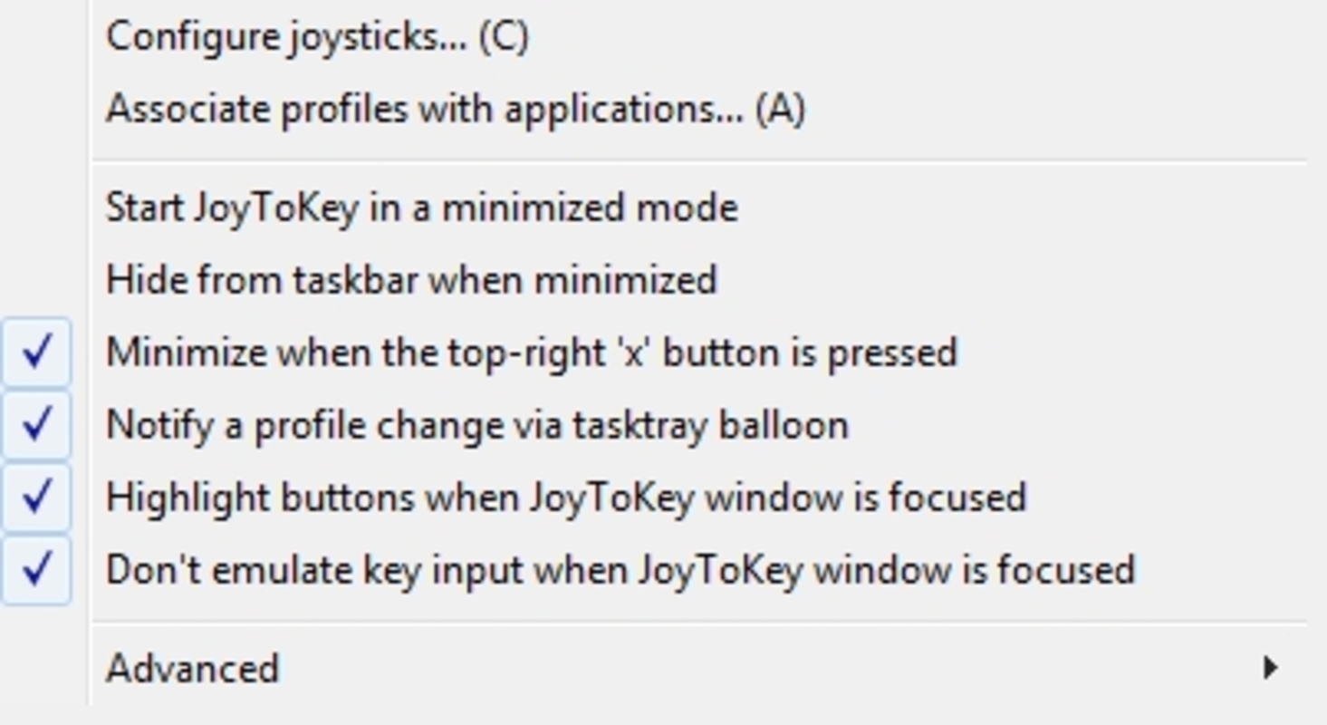 JoyToKey 6.9.3 feature