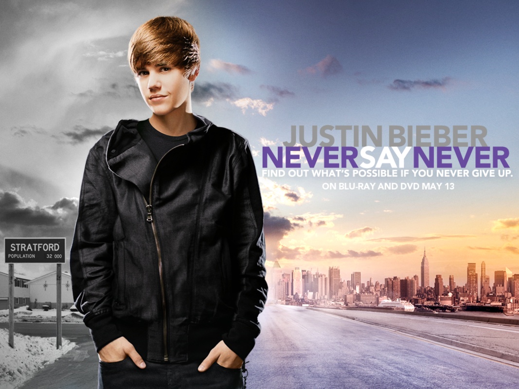 Justin Bieber: Never Say Never Wallpaper for Windows Screenshot 1