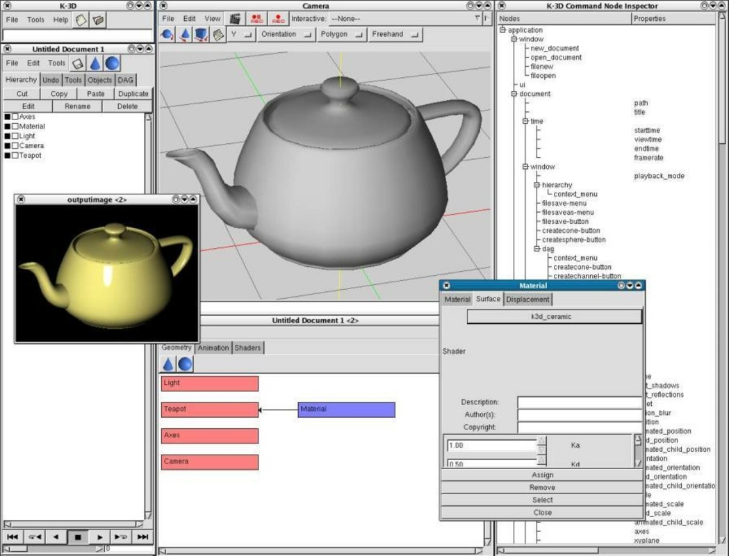 K-3D 0.7.9.0 for Windows Screenshot 1