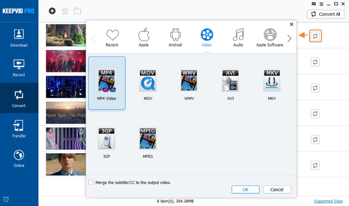 KeepVid Pro 1.0 feature
