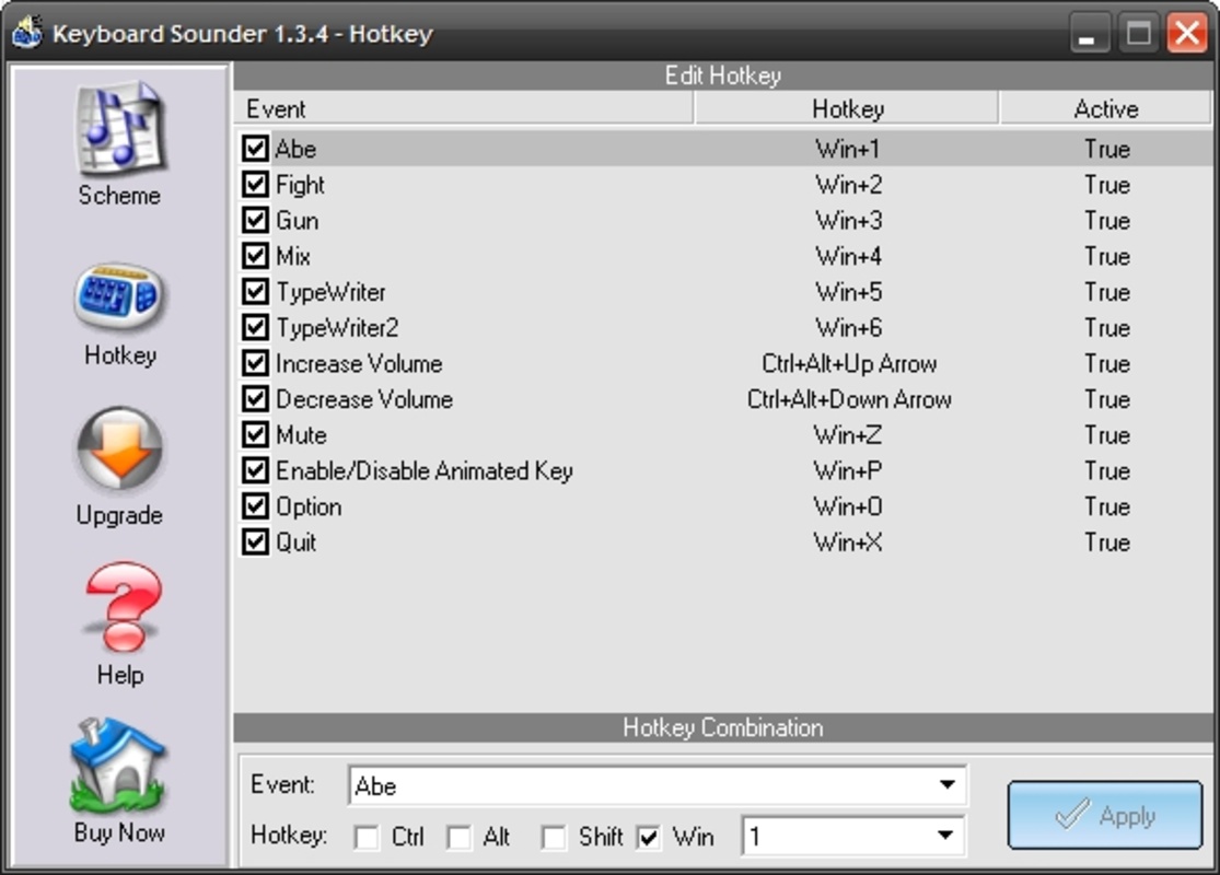Keyboard Sounder 1.6 for Windows Screenshot 1