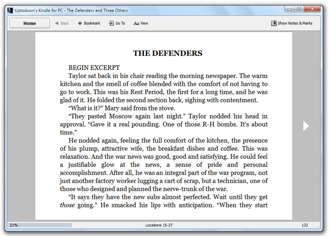 Kindle 2.3.70673 feature