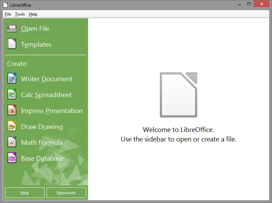 LibreOffice Portable 7.6.5 for Windows Screenshot 1
