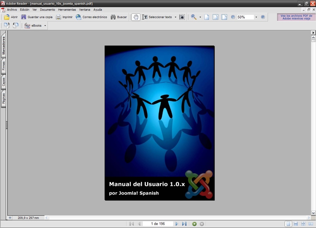 Manual de usuario de Joomla 1.0 for Windows Screenshot 1