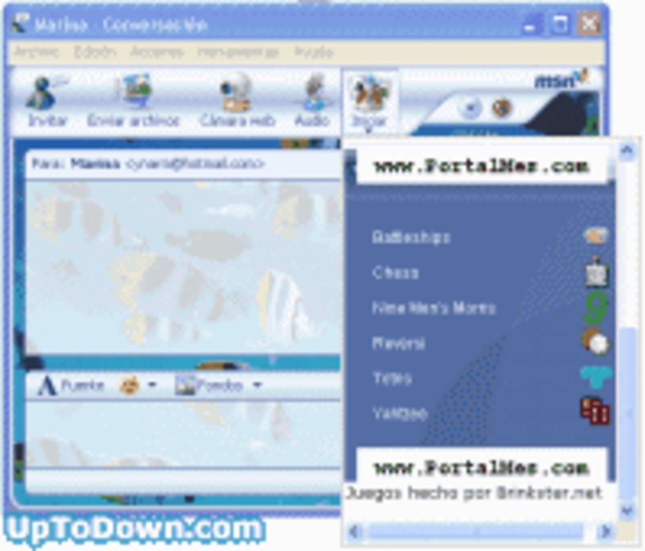 Mas Juegos Messenger 1.2.1 for Windows Screenshot 1