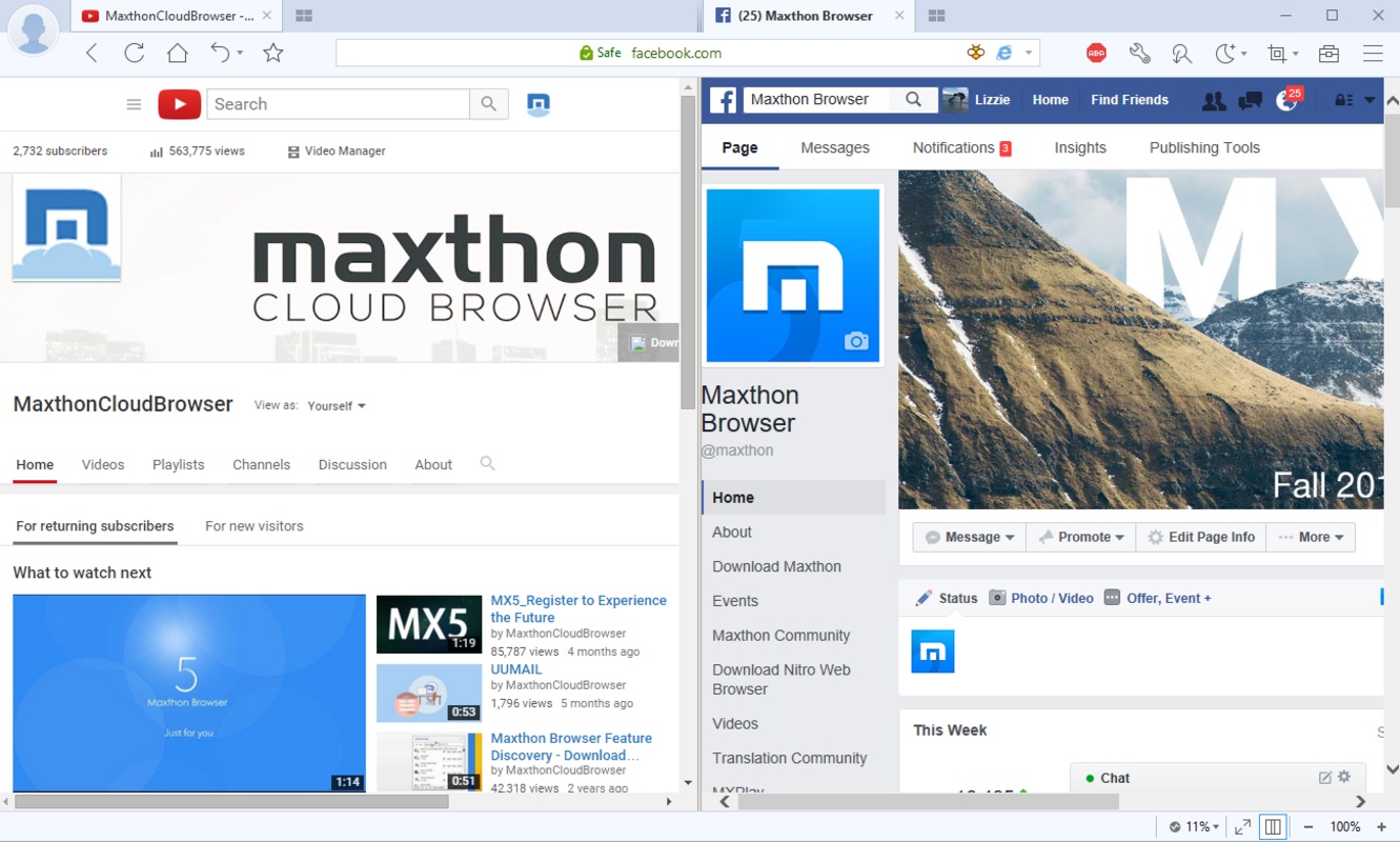 Maxthon Browser 7.1.8.6001 for Windows Screenshot 1
