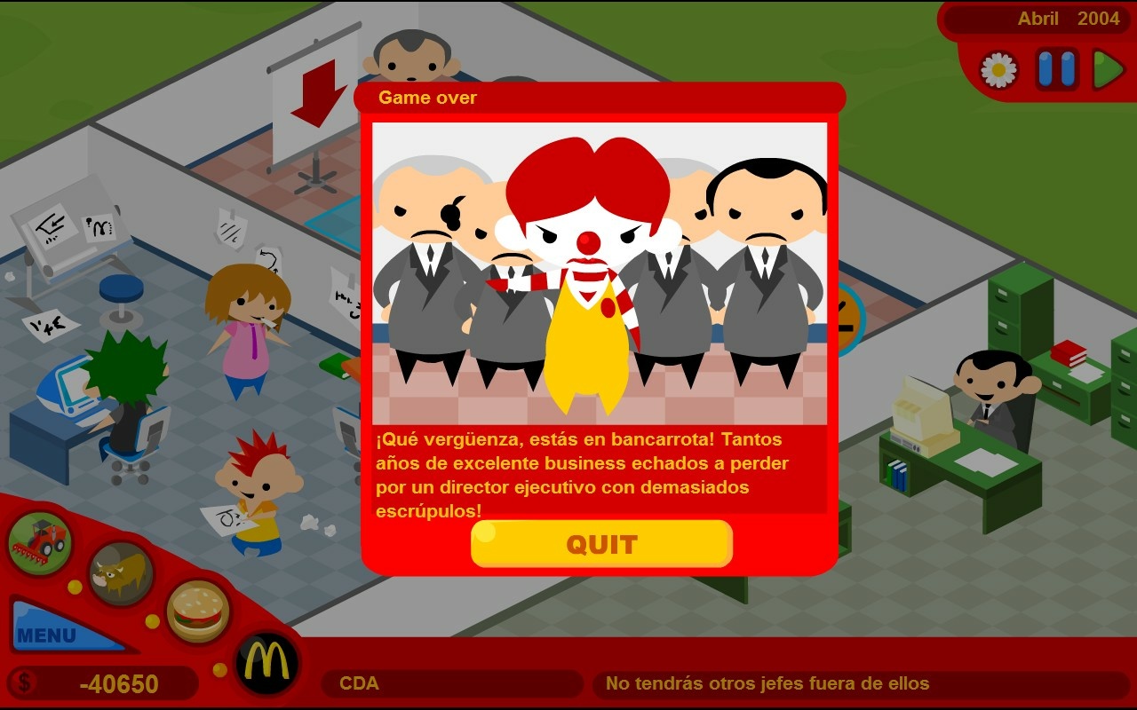 McDonalds Videogame  for Windows Screenshot 1