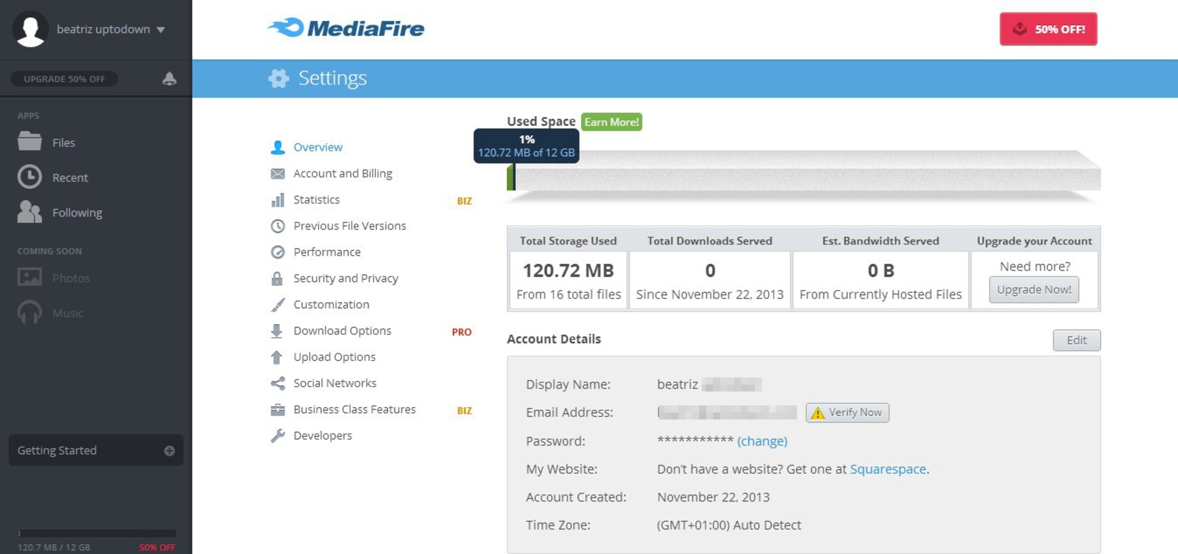 MediaFire Desktop 1.4.29.10845 for Windows Screenshot 1