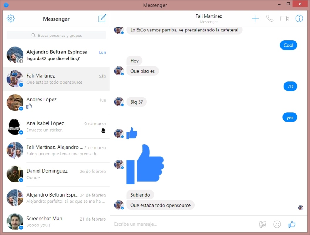 Messenger for Desktop 1.4.3 for Windows Screenshot 3