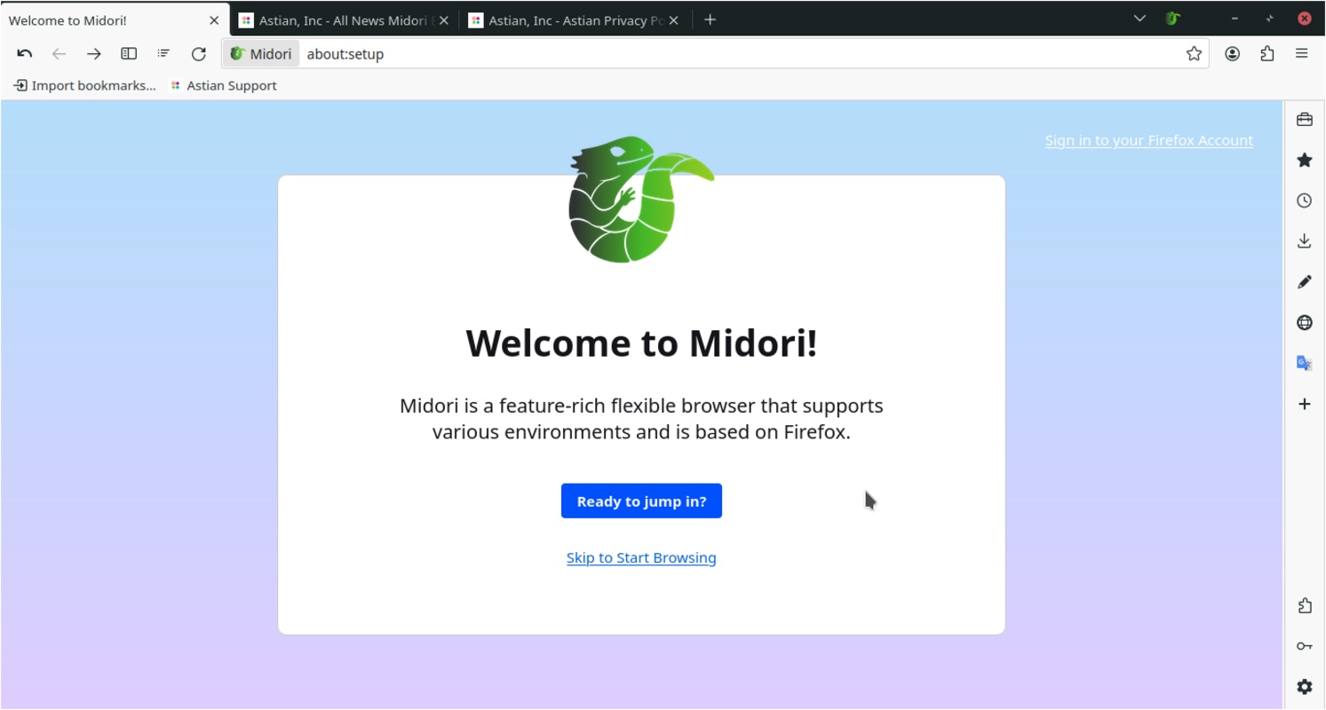 Midori 11.2.2 for Windows Screenshot 1