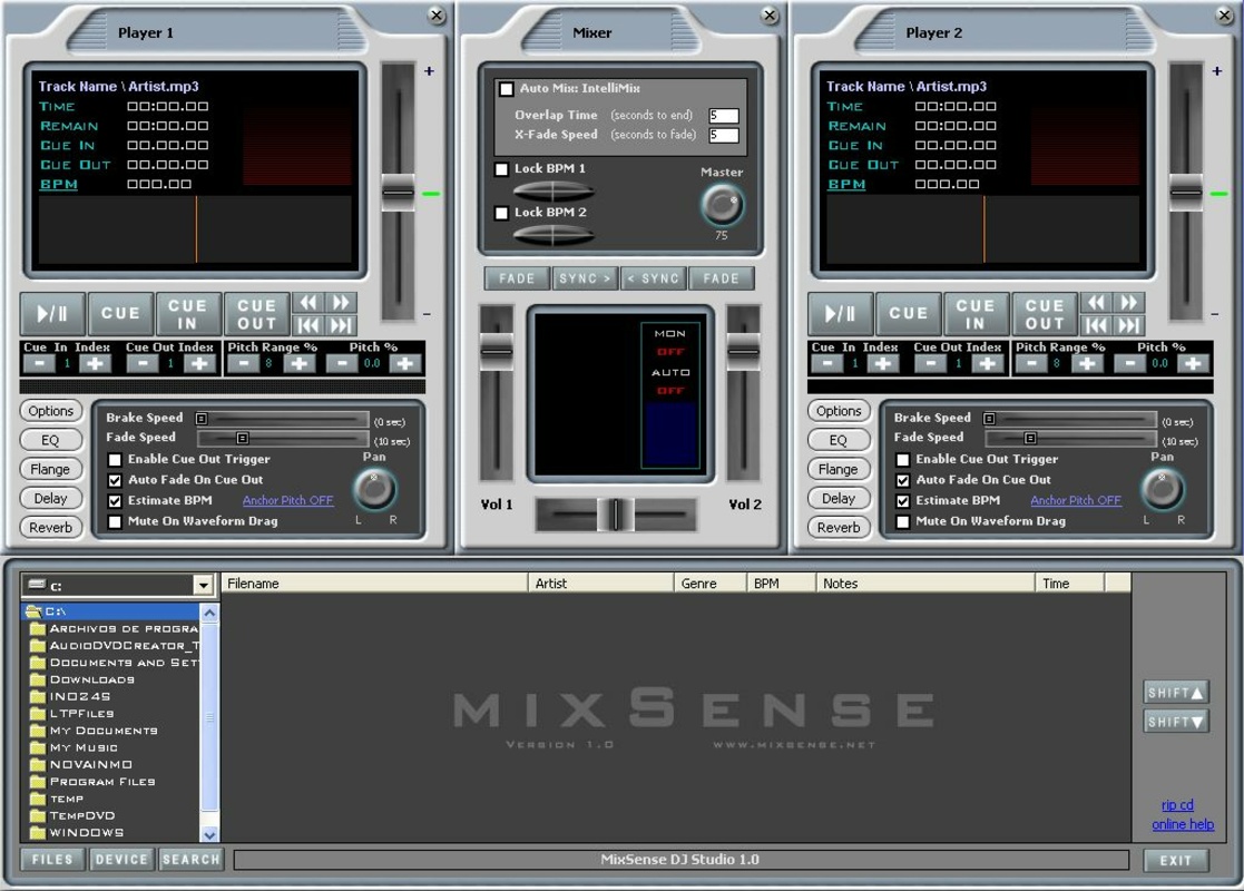 MixSense DJ Studio 1.0.1 feature