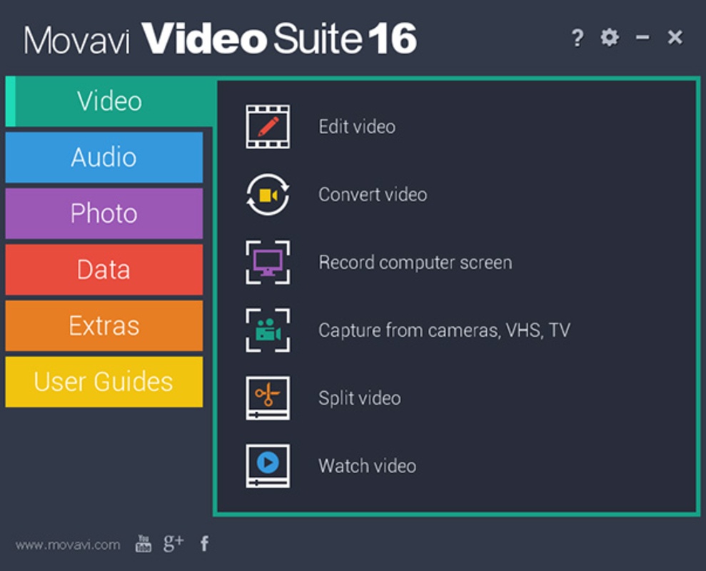 Movavi Video Suite 24.2.0 for Windows Screenshot 1
