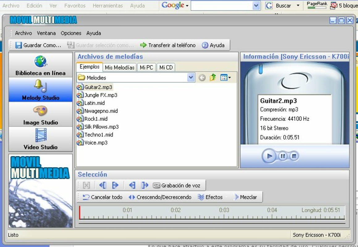 Movil Multimedia 2.0 for Windows Screenshot 1