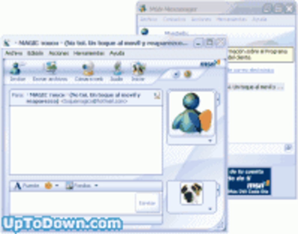 MSN Messenger Me 98 6.2.05 feature