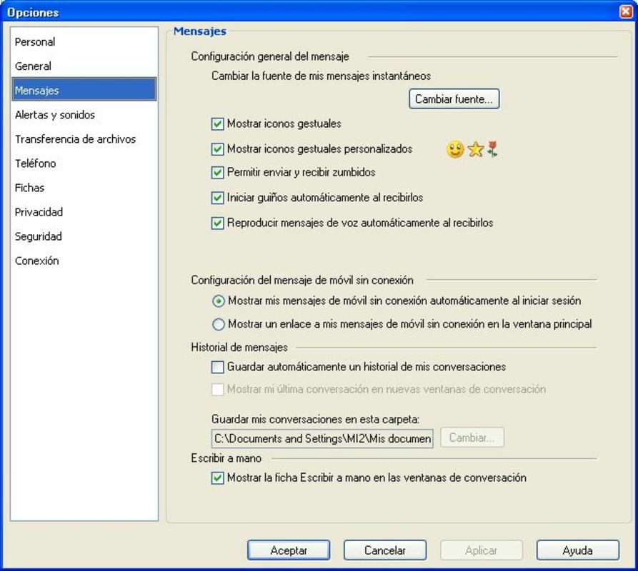 MSN Messenger XP 7.5.0324 for Windows Screenshot 2