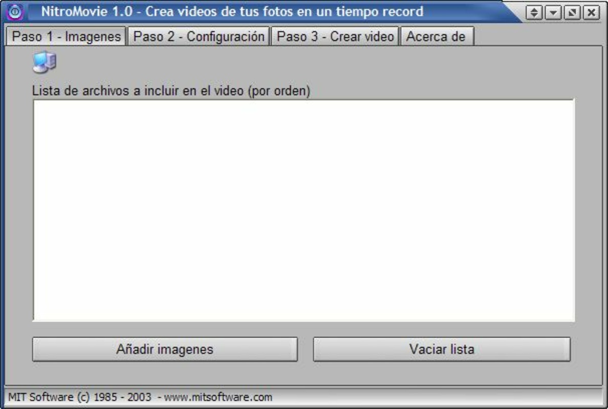 NitroMovie 1.0 for Windows Screenshot 1