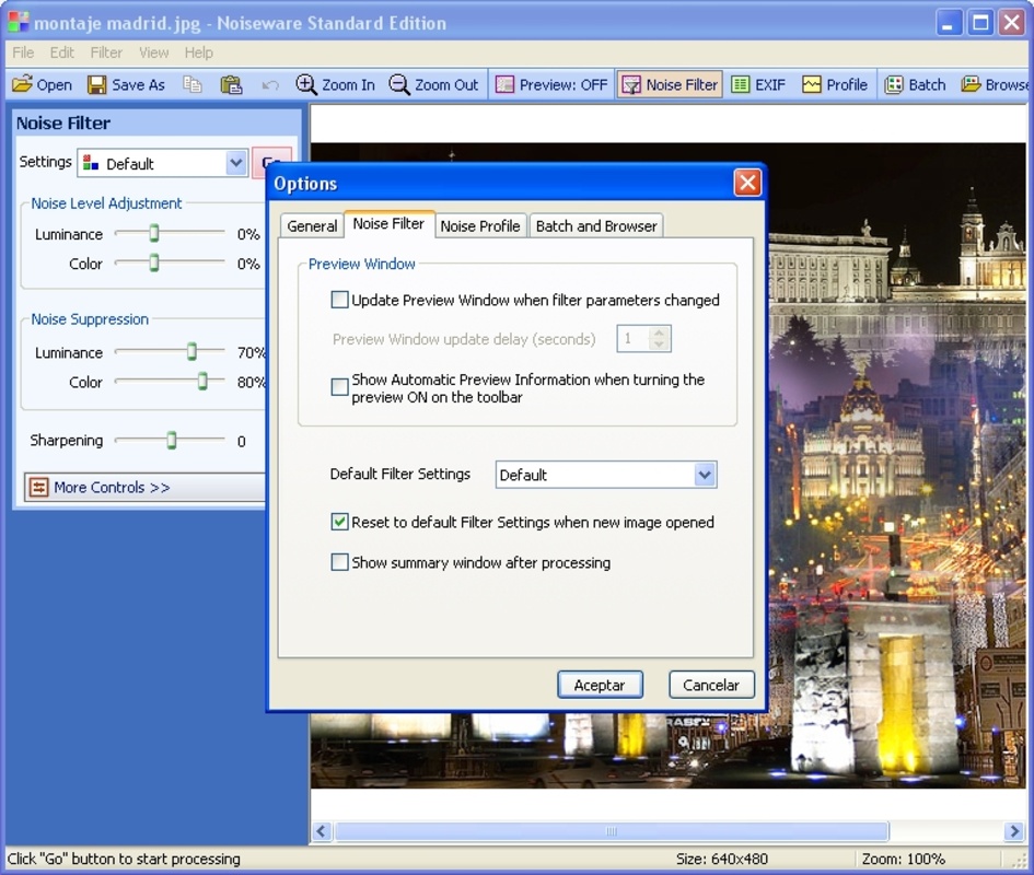 NoiseWare 4.2 U1 for Windows Screenshot 1