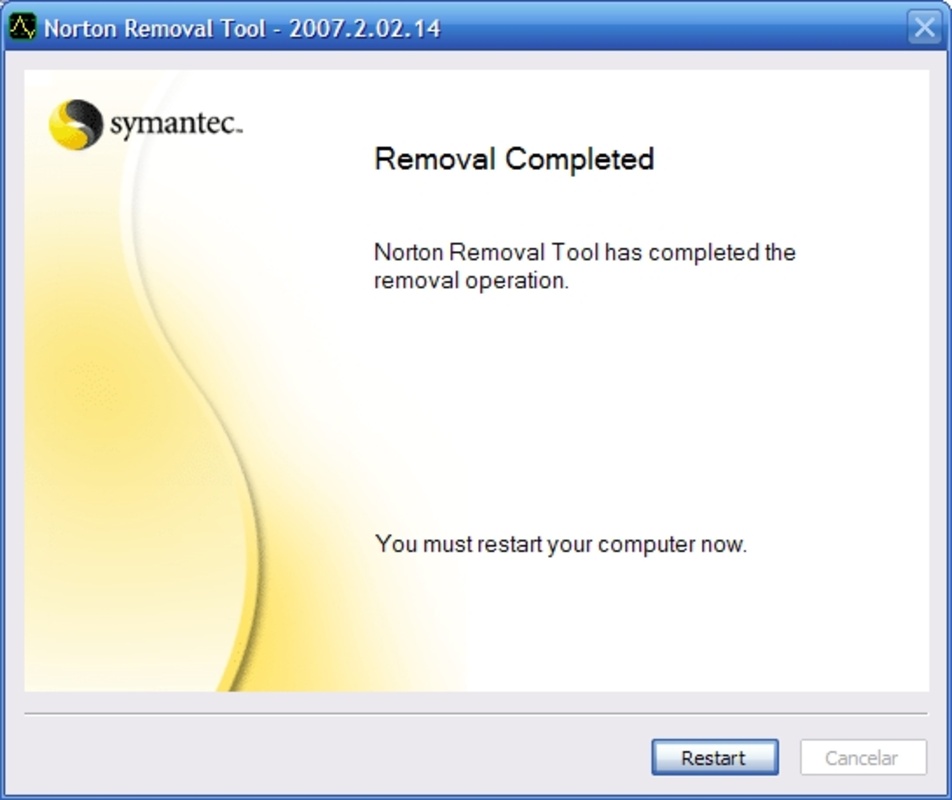 Norton Removal Tool 4.5.0.157 feature