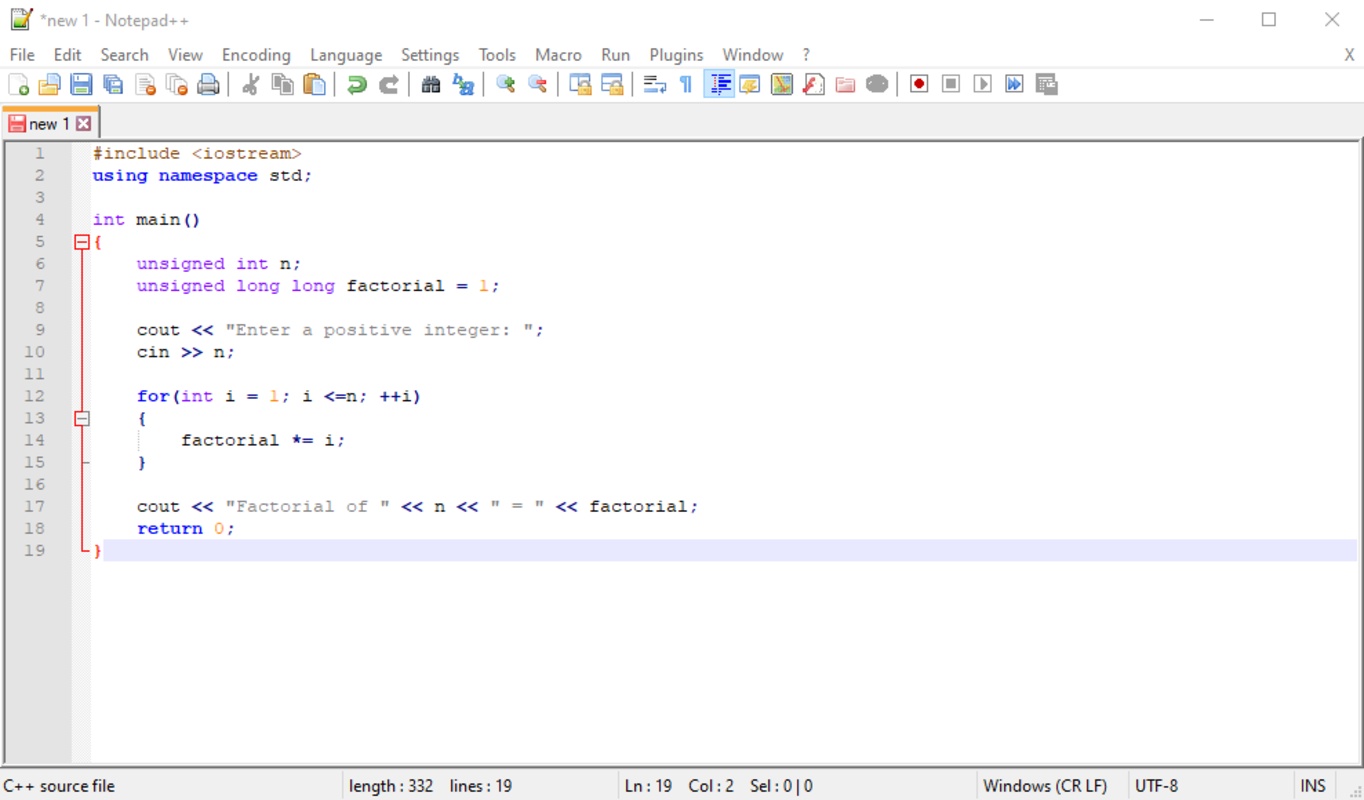 Notepad++ 8.6.4 feature
