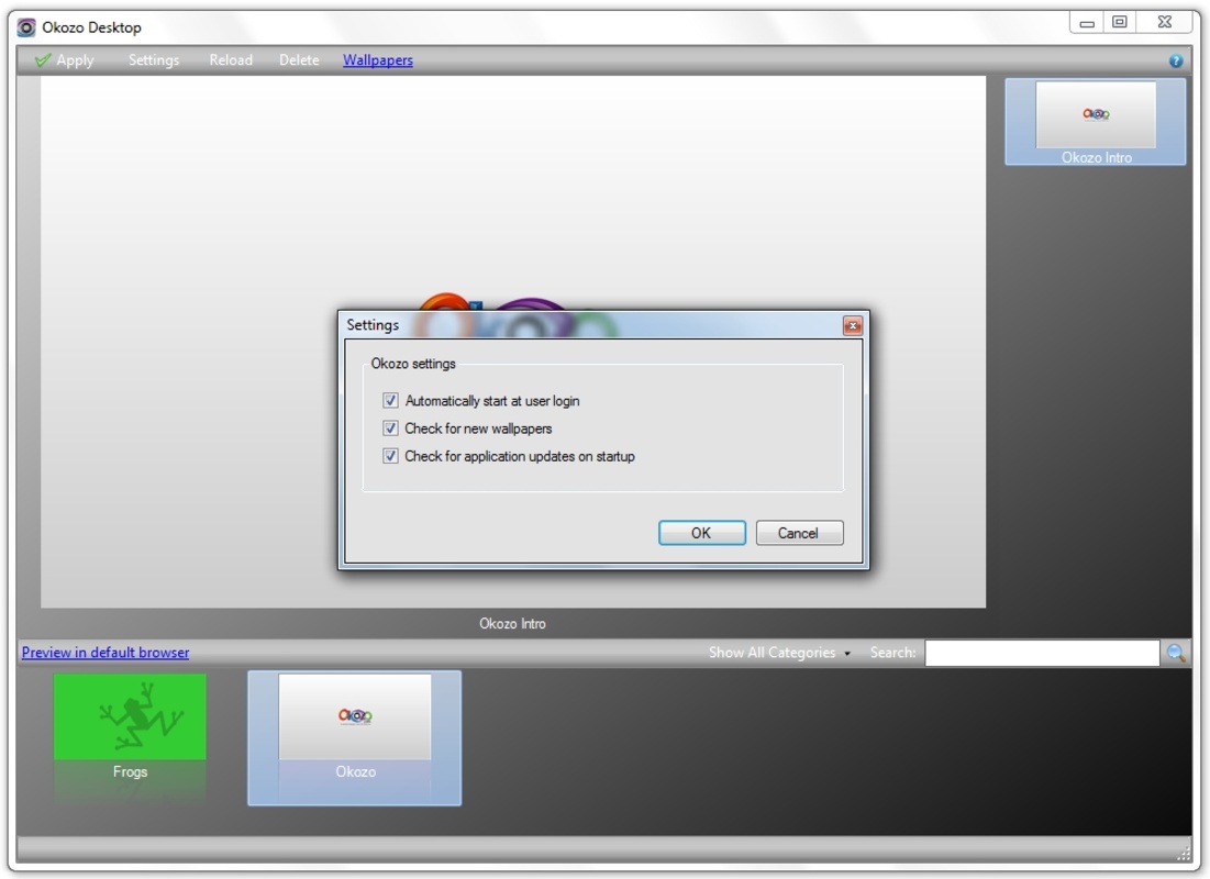 Okozo Desktop 2.0.0 (32 bits) for Windows Screenshot 1