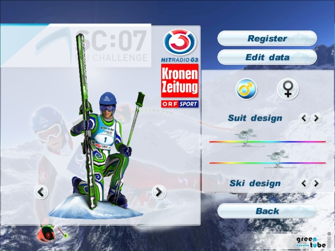 ORF-Ski Challenge 2011 for Windows Screenshot 1