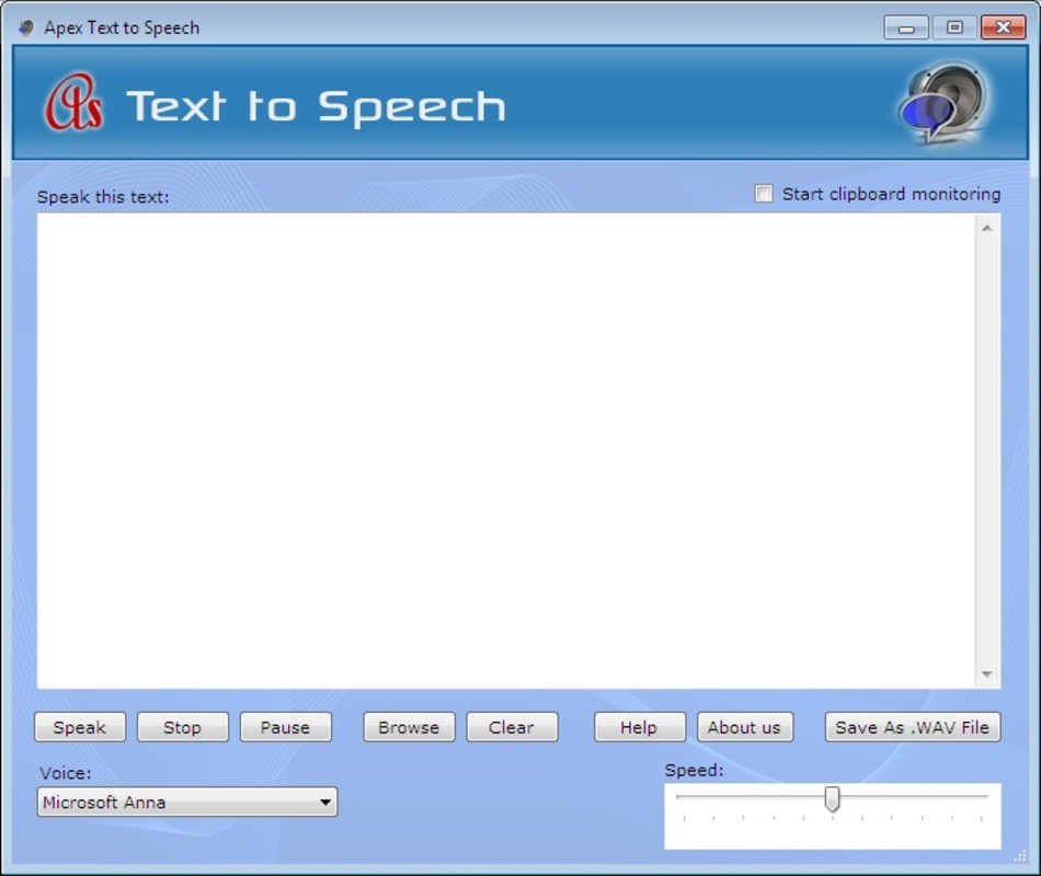 Paquete MS text-to-speech 1.0 for Windows Screenshot 1