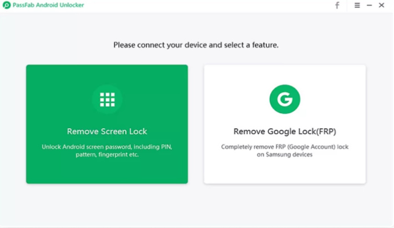 PassFab Android Unlocker 2.5.0.8 feature