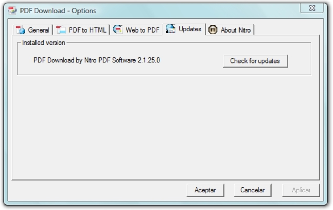 PDF Download para Internet Explorer 2.1.25.0 for Windows Screenshot 1