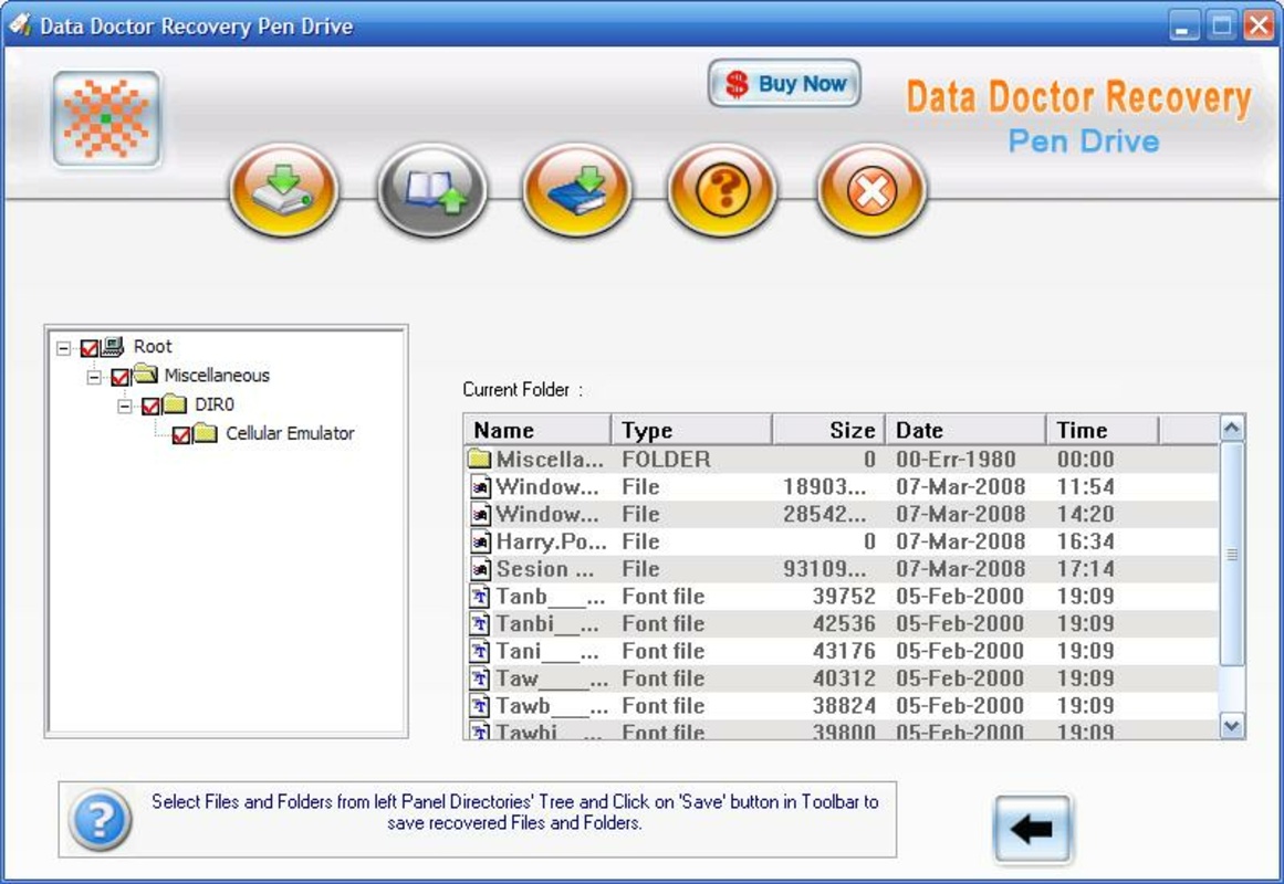 Pen Drive Data Recovery Software 3.0.1.5 for Windows Screenshot 1