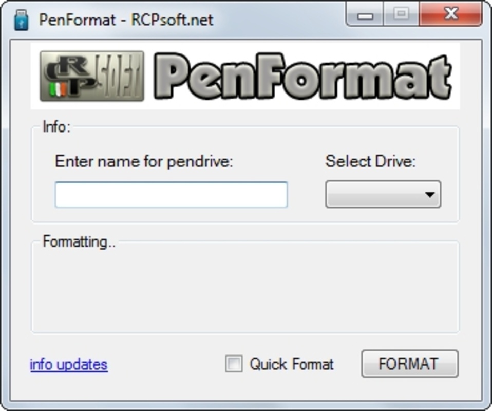 Penformat 1.0 for Windows Screenshot 1