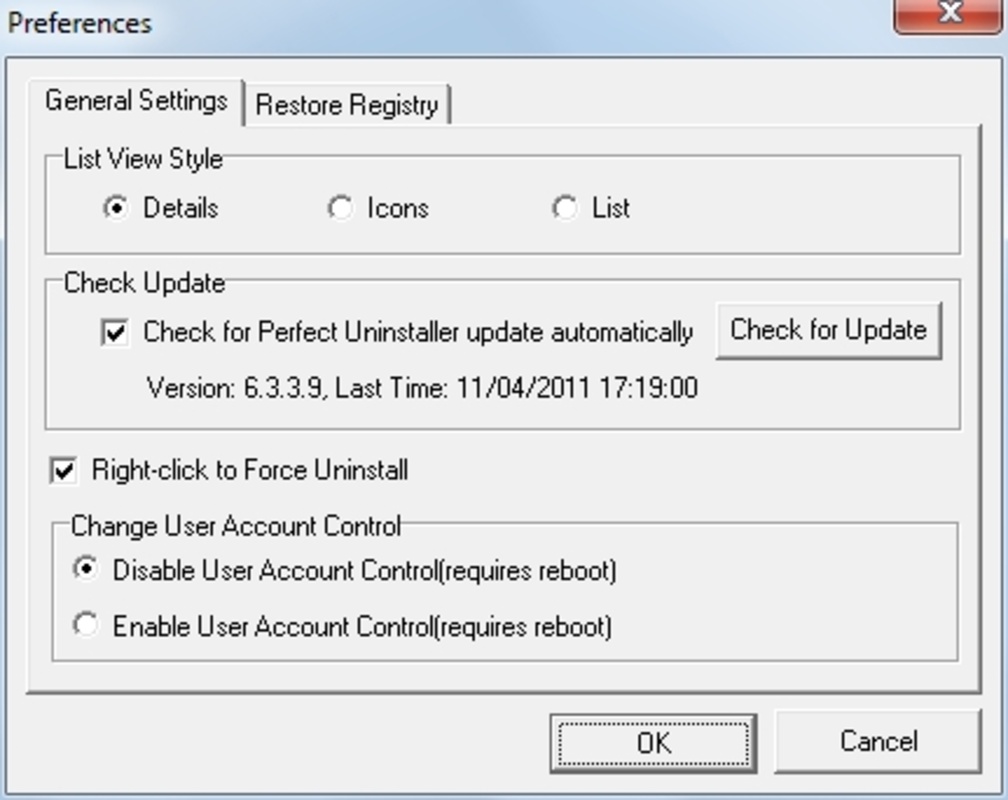 Perfect Uninstaller 6.3.4.1 feature