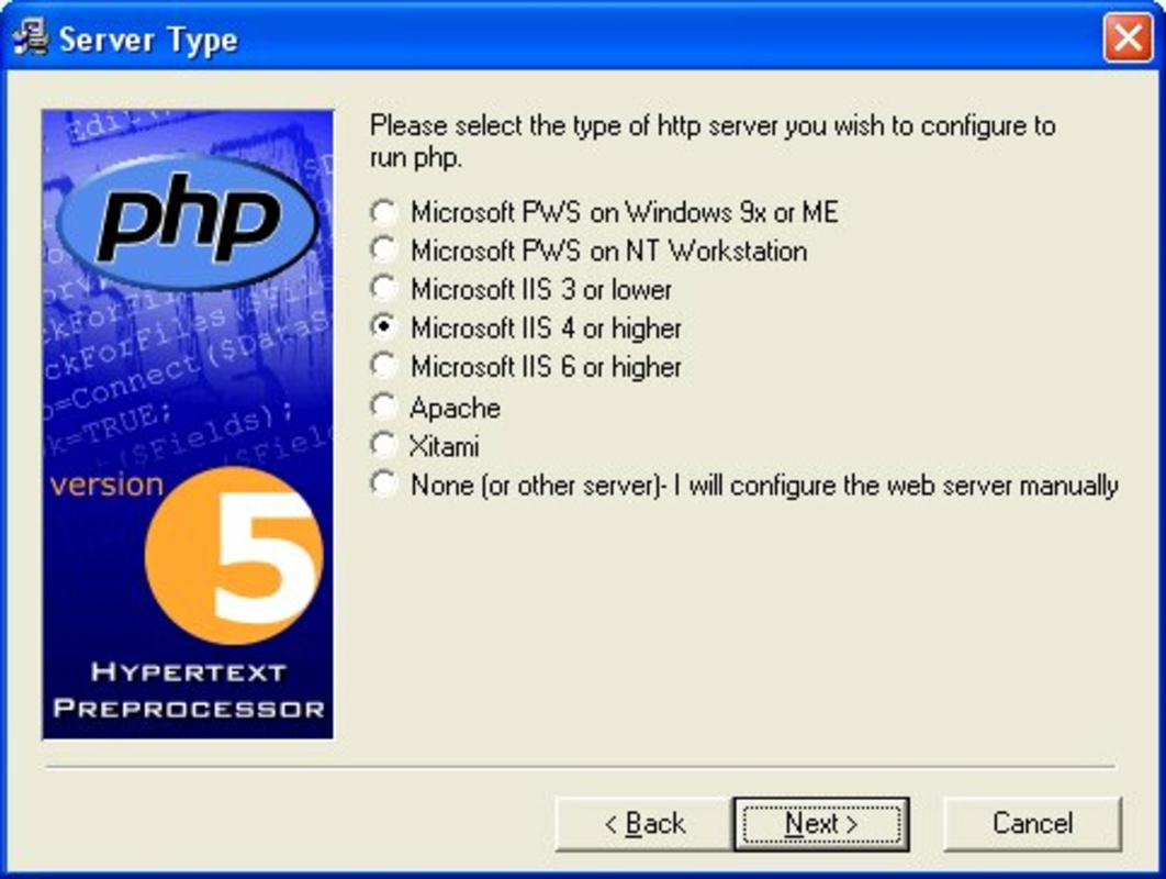 PHP 8.3.4 for Windows Screenshot 1